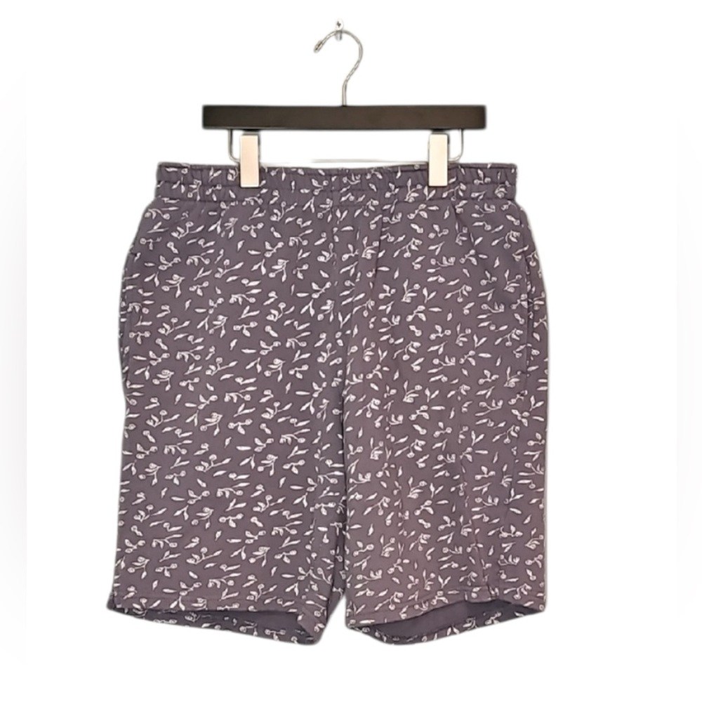 💚 Indigo Rein Men's Purple Patterned Shorts, Size L